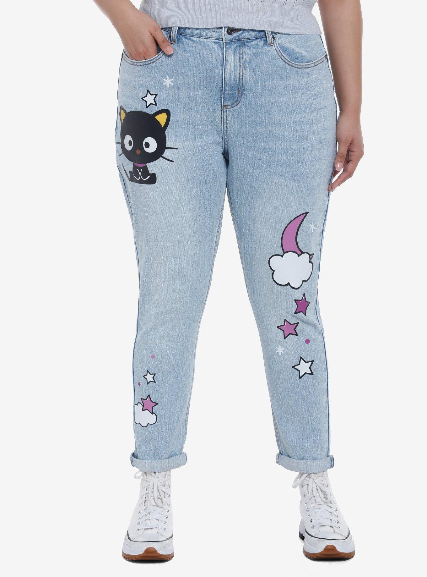 Chococat Celestial Mom Jeans Plus Size, MULTI, hi-res