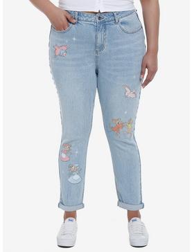 Disney Cinderella Friends Mom Jeans Plus Size, , hi-res