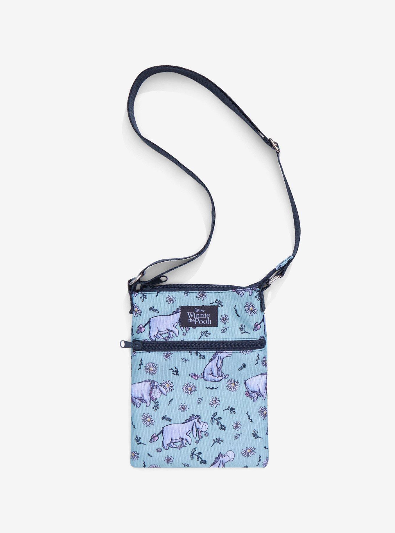 Disney Winnie The Pooh Eeyore Flowers Passport Crossbody Bag, , hi-res