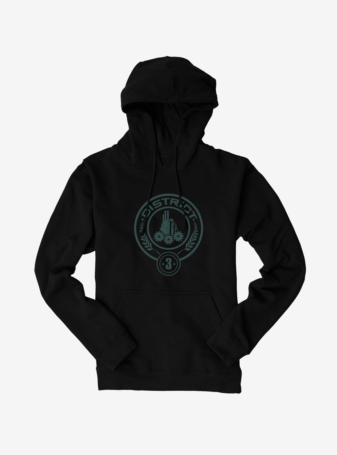 THRDLESS Hunger Games District 3 Logo Hoodie
