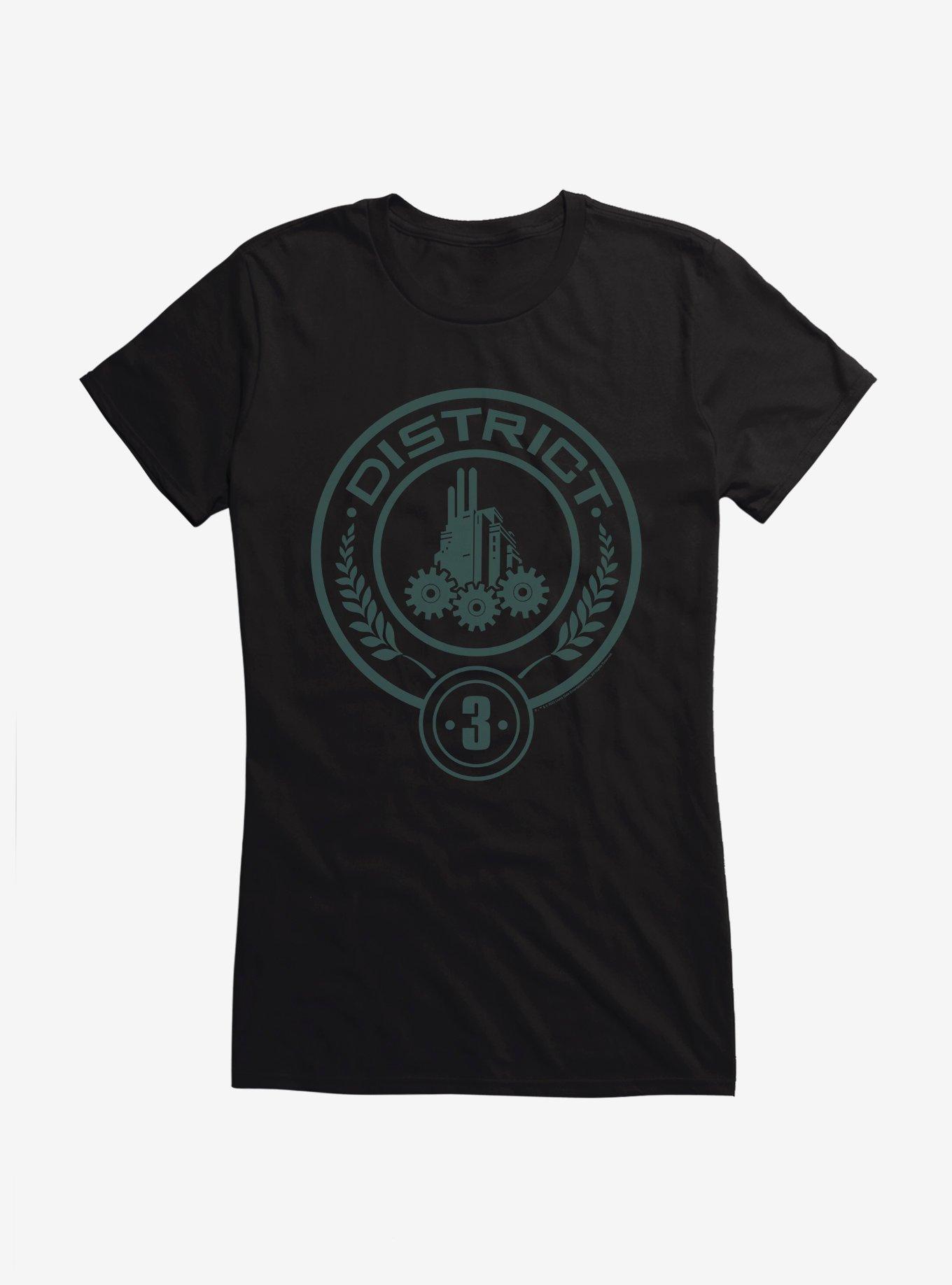 THRDLESS Hunger Games District 3 Logo Girls T-Shirt