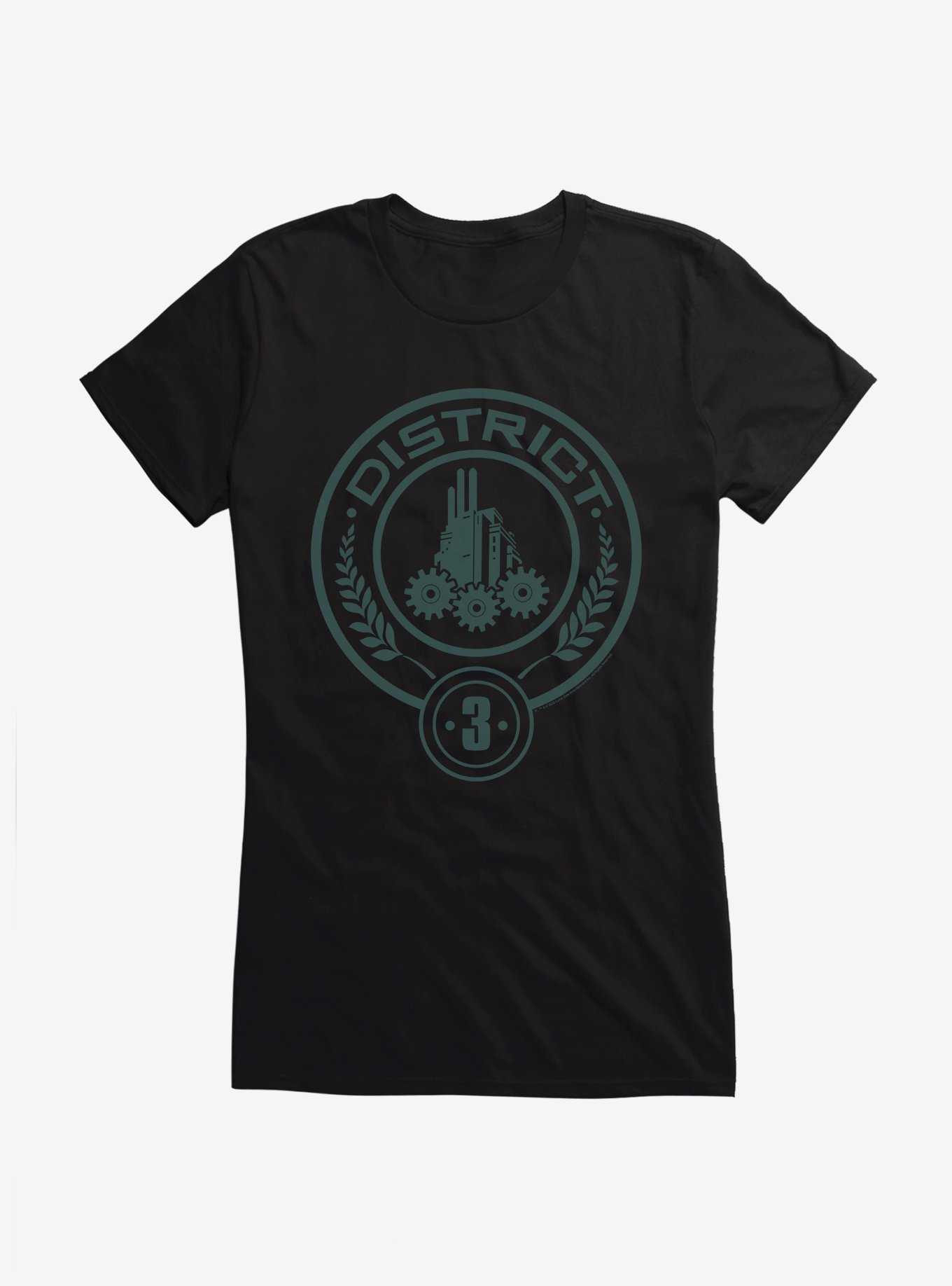 Hunger Games District 3 Logo Girls T-Shirt, , hi-res