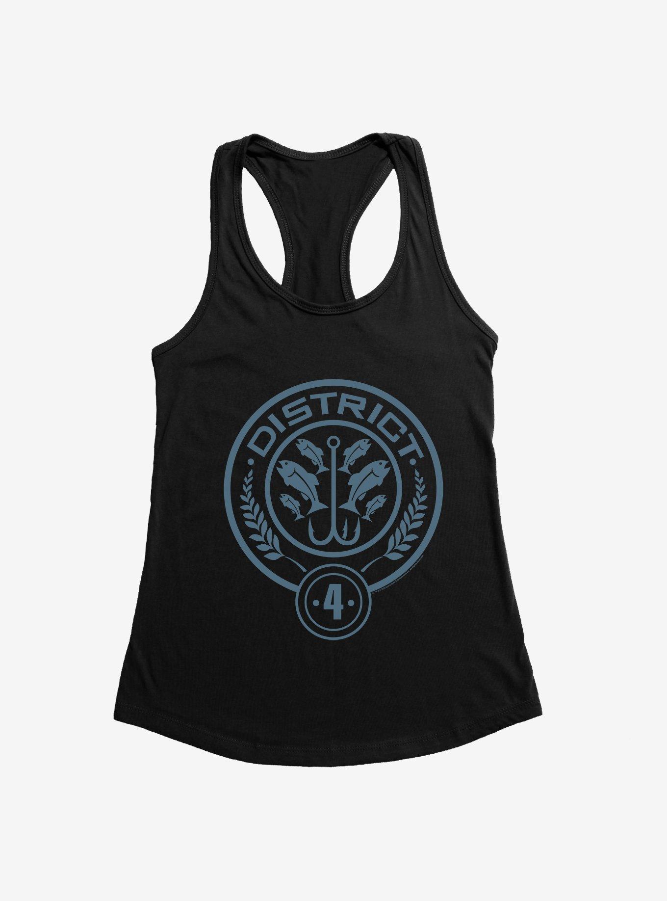 Hunger Games District 4 Logo Girls Tank, , hi-res