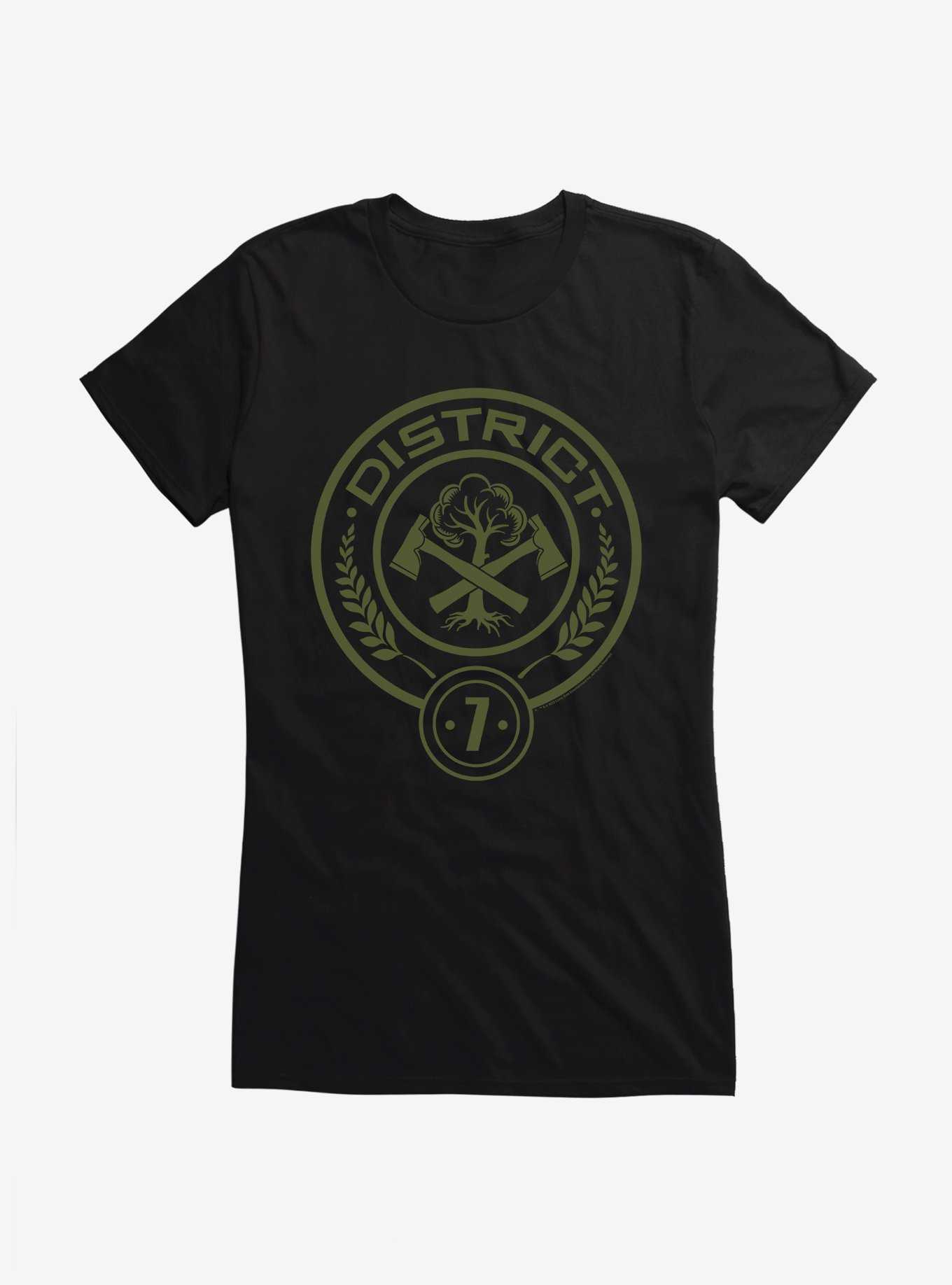 Hunger Games District 7 Logo Girls T-Shirt, , hi-res