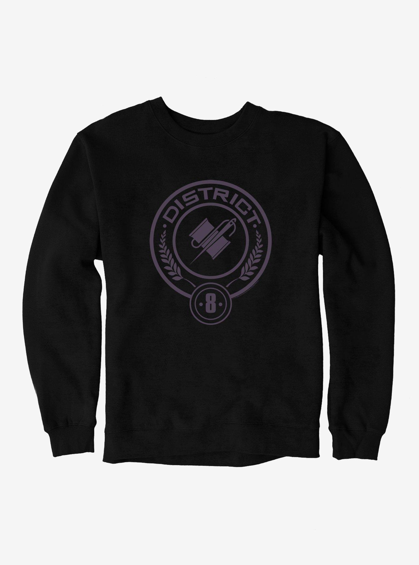 THRDLESS Hunger Games District 8 Logo Sweatshirt