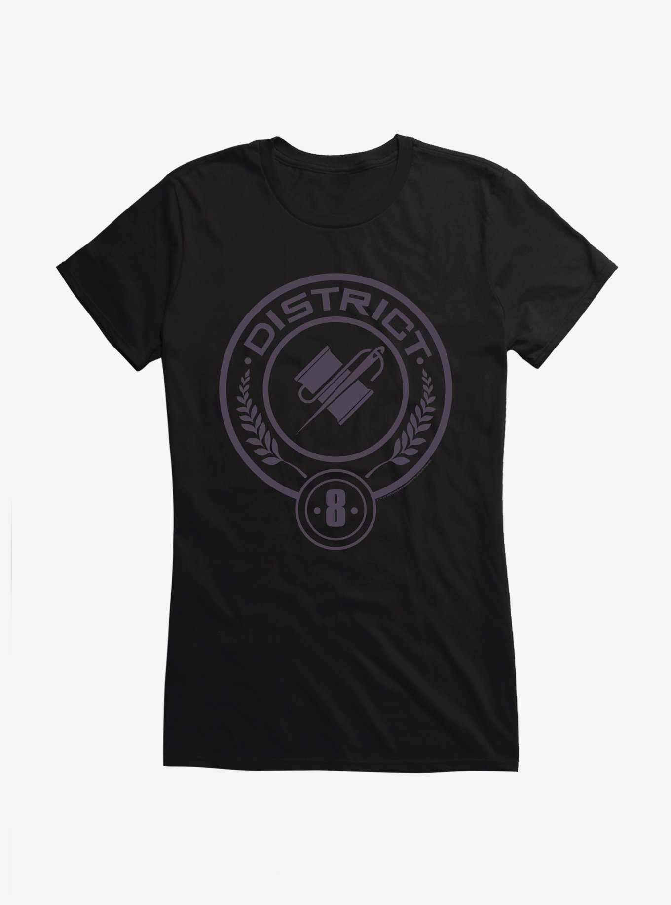 Hunger Games District 8 Logo Girls T-Shirt, , hi-res