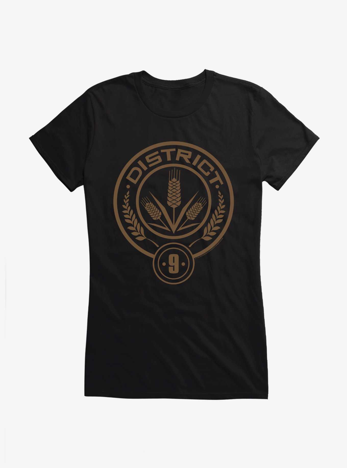 Hunger Games District 9 Logo Girls T-Shirt, , hi-res
