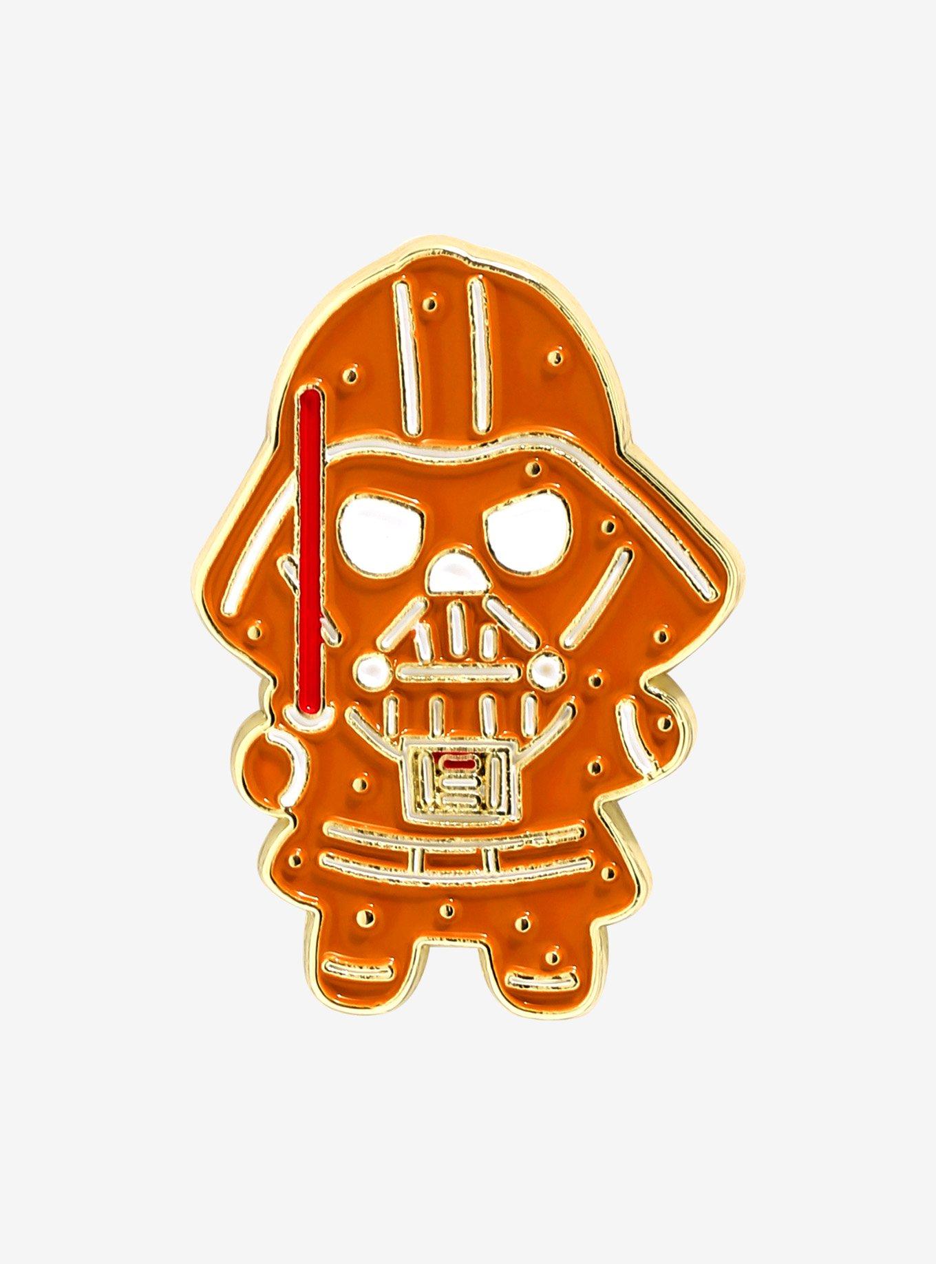 Star Wars Darth Vader Gingerbread Enamel Pin, , hi-res