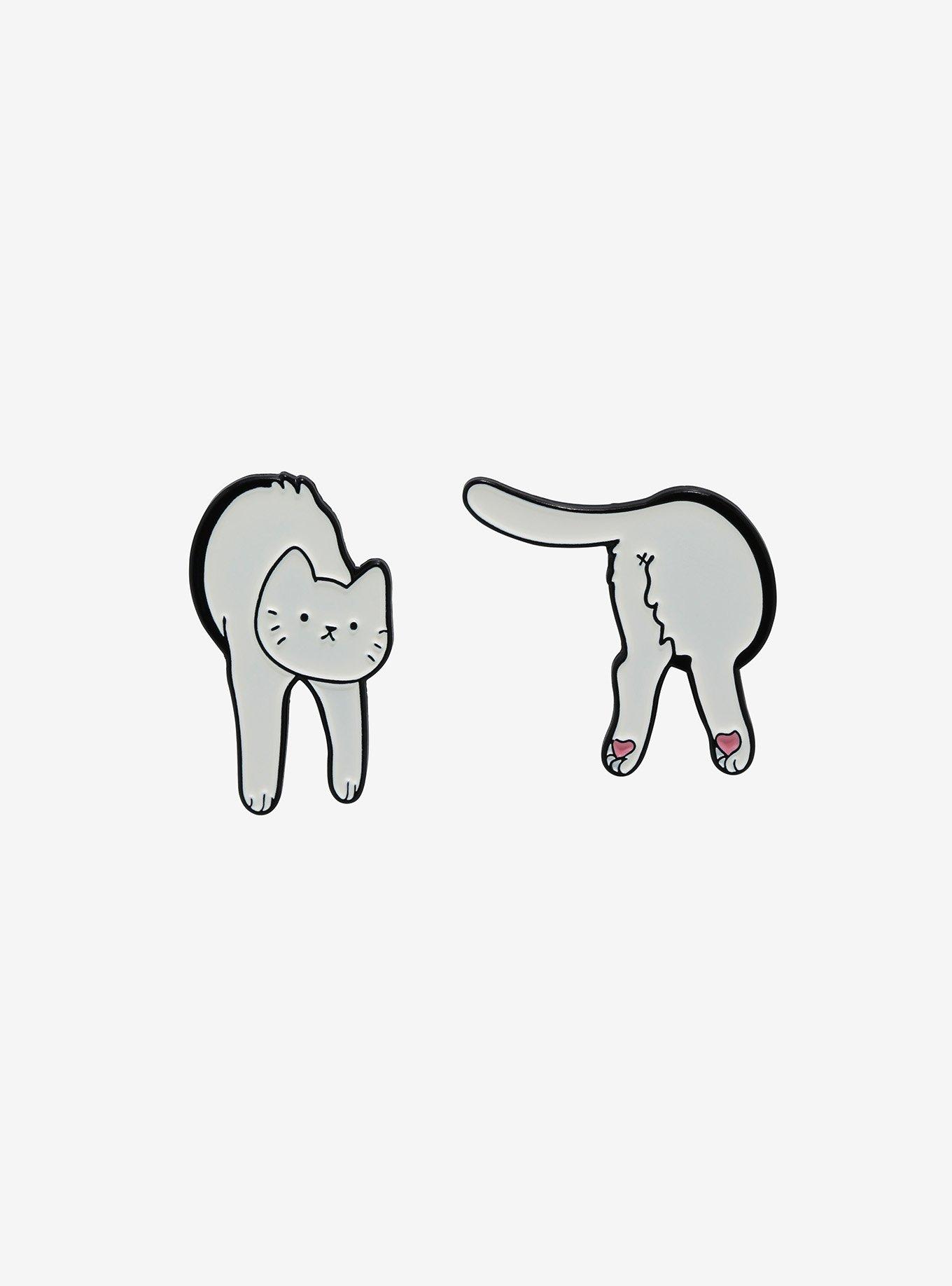 Portal Cat Enamel Pin Set, , hi-res