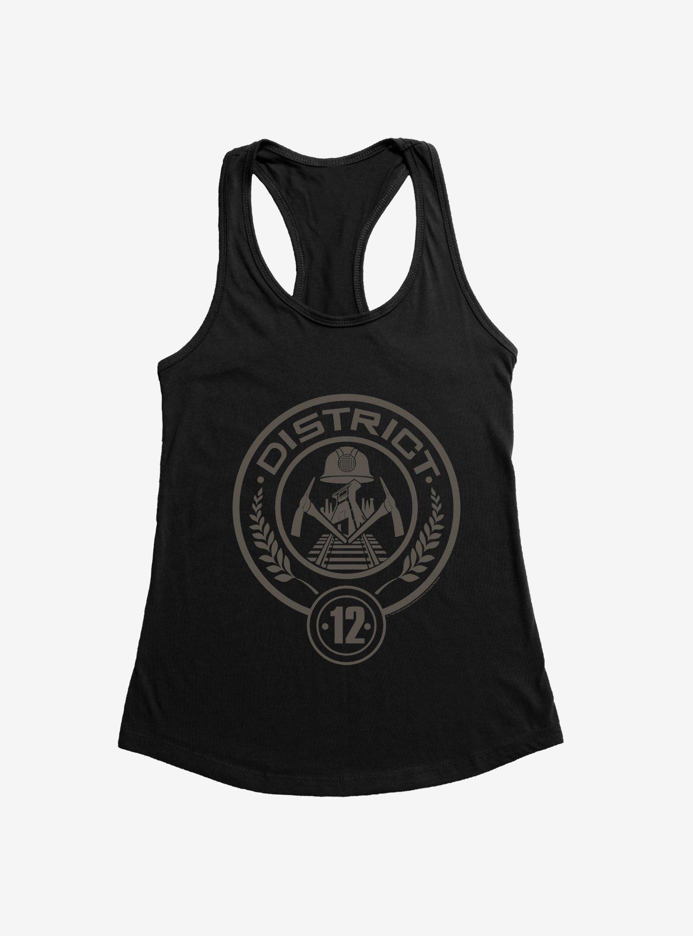 Hunger Games District 12 Logo Womens Tank Top, , hi-res