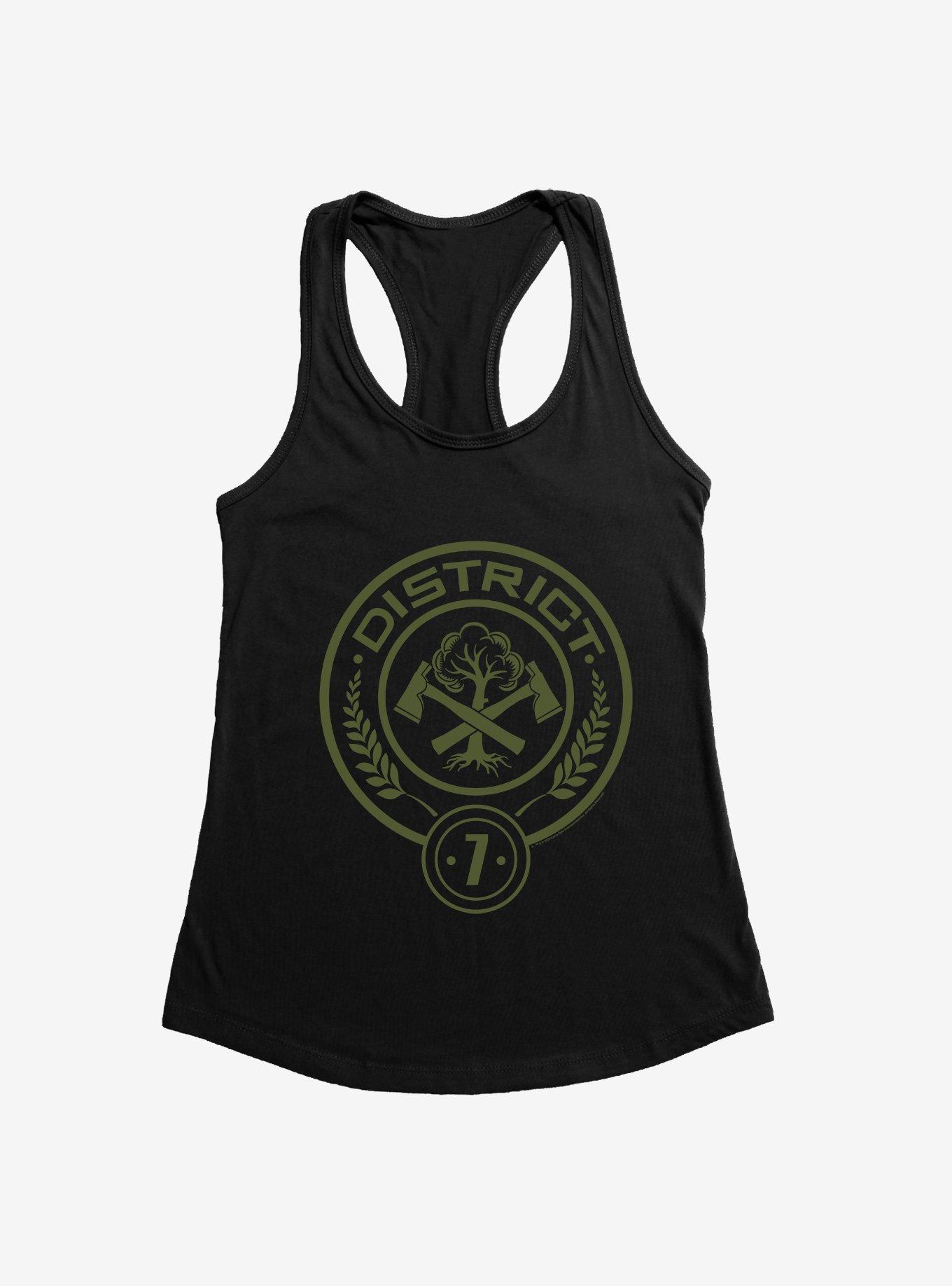 Hunger Games District 7 Logo Womens Tank Top, , hi-res