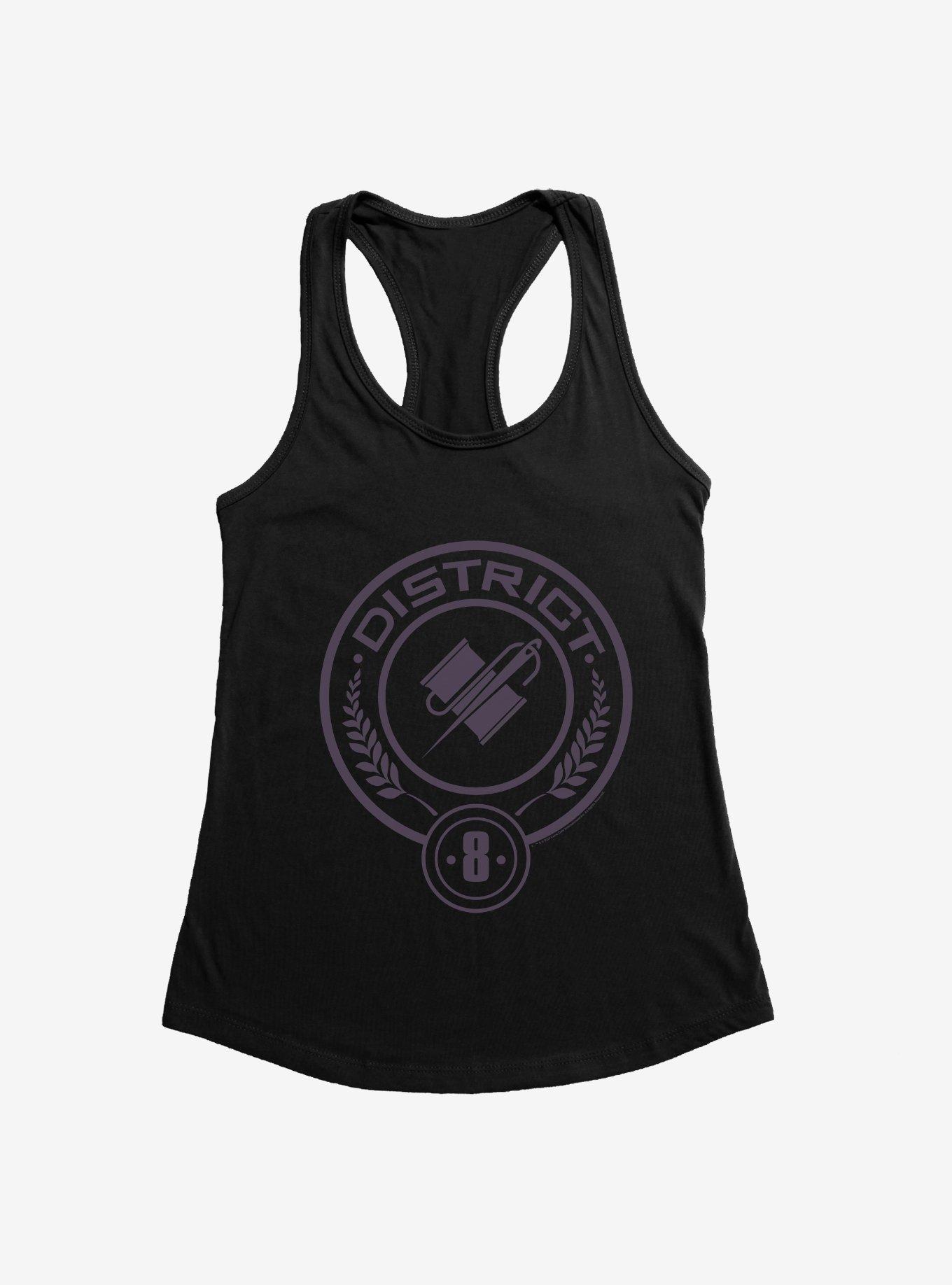 Hunger Games District 8 Logo Womens Tank Top, , hi-res