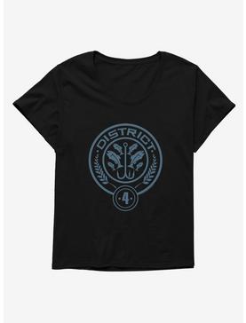 Hunger Games District 4 Logo Womens T-Shirt Plus Size, , hi-res