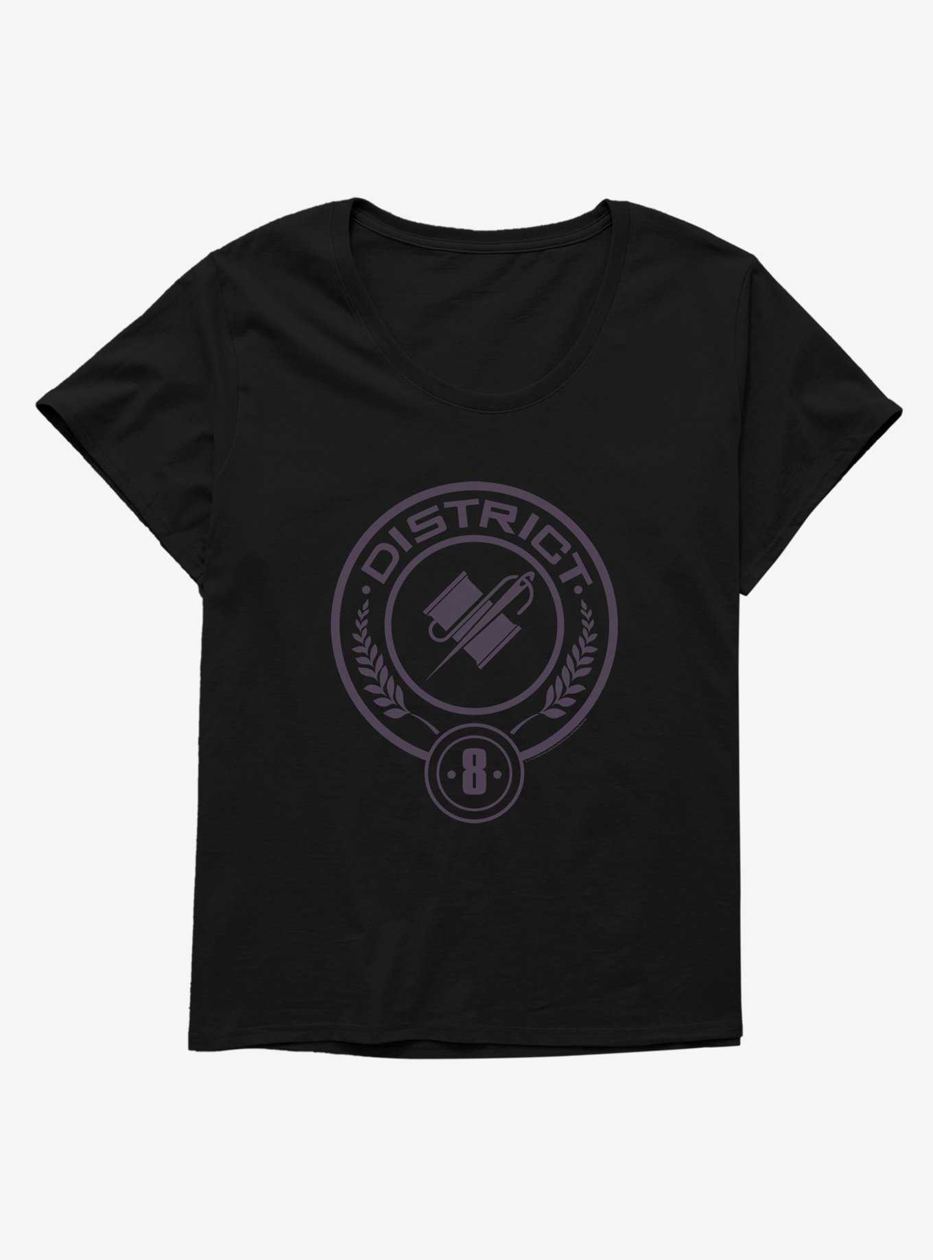 Hunger Games District 8 Logo Womens T-Shirt Plus Size, , hi-res