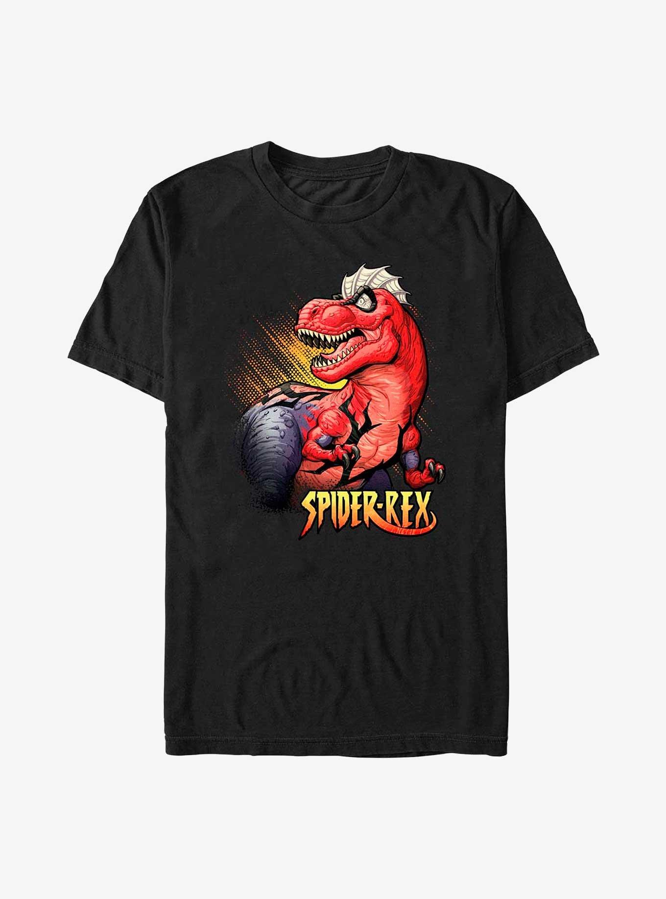 Marvel Spider-Rex Half-Tone T-Shirt, BLACK, hi-res