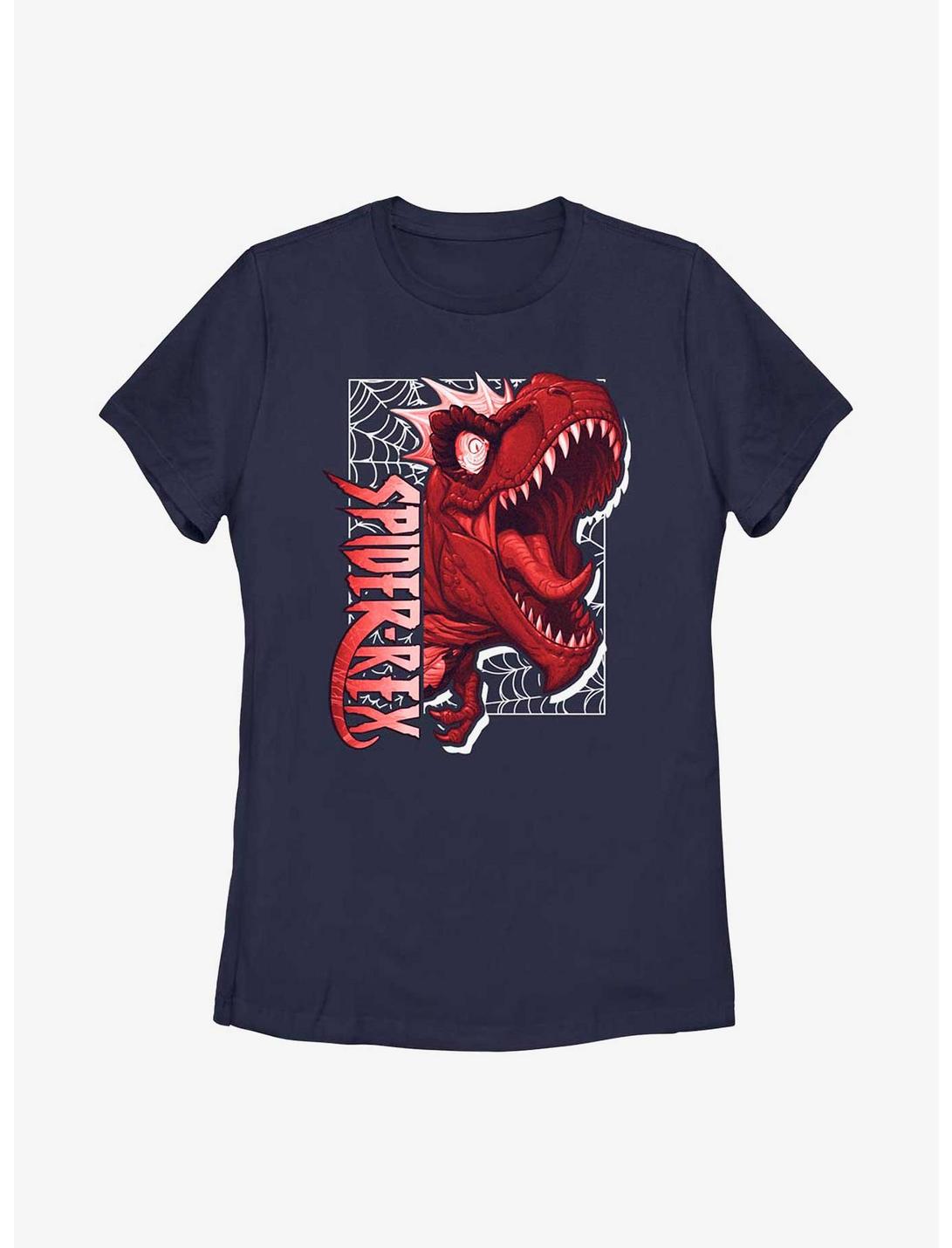 Marvel Spider-Rex Roar Womens T-Shirt, NAVY, hi-res