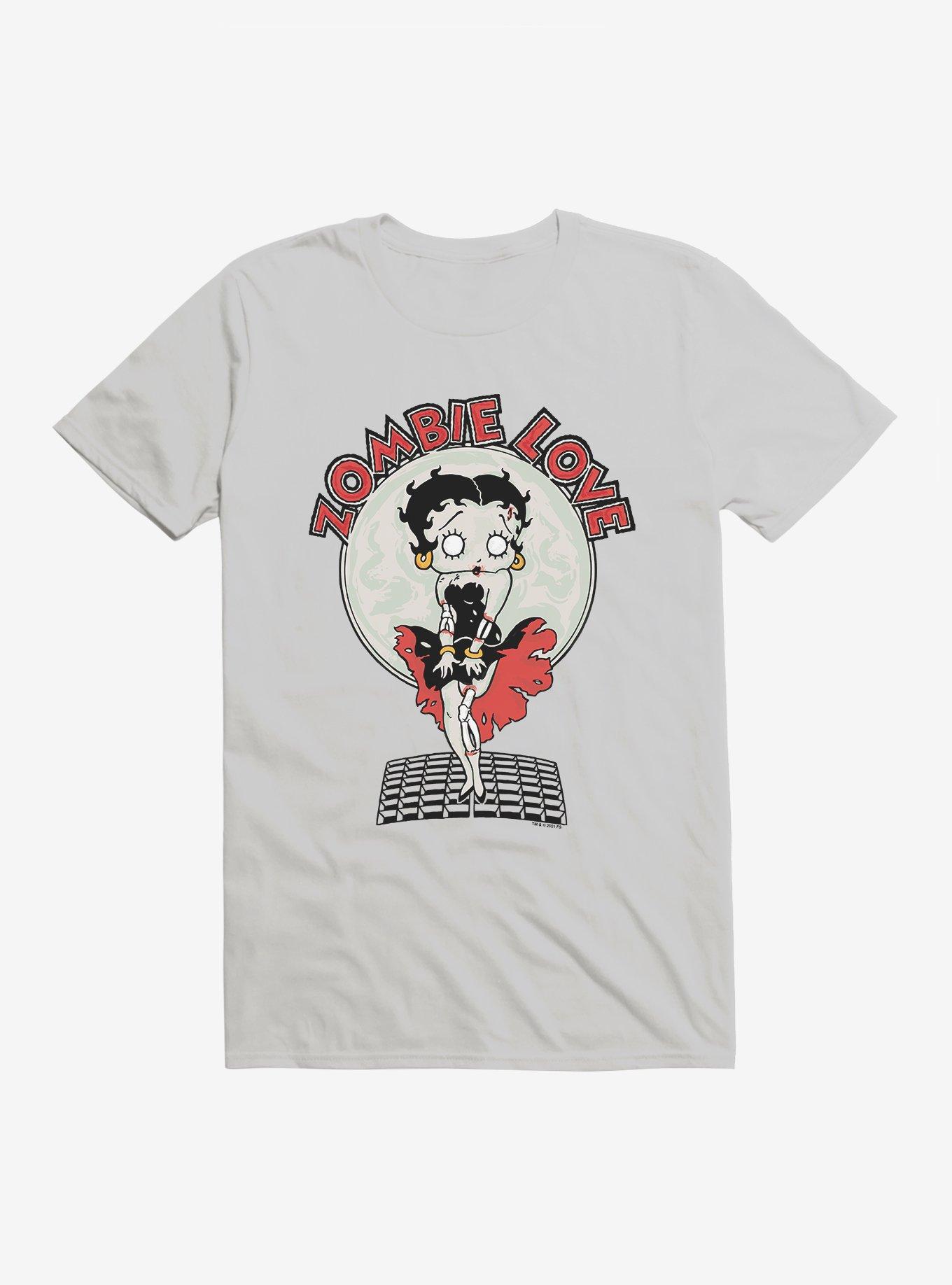 Betty Boop Zombie Love Street Grate T-Shirt, , hi-res