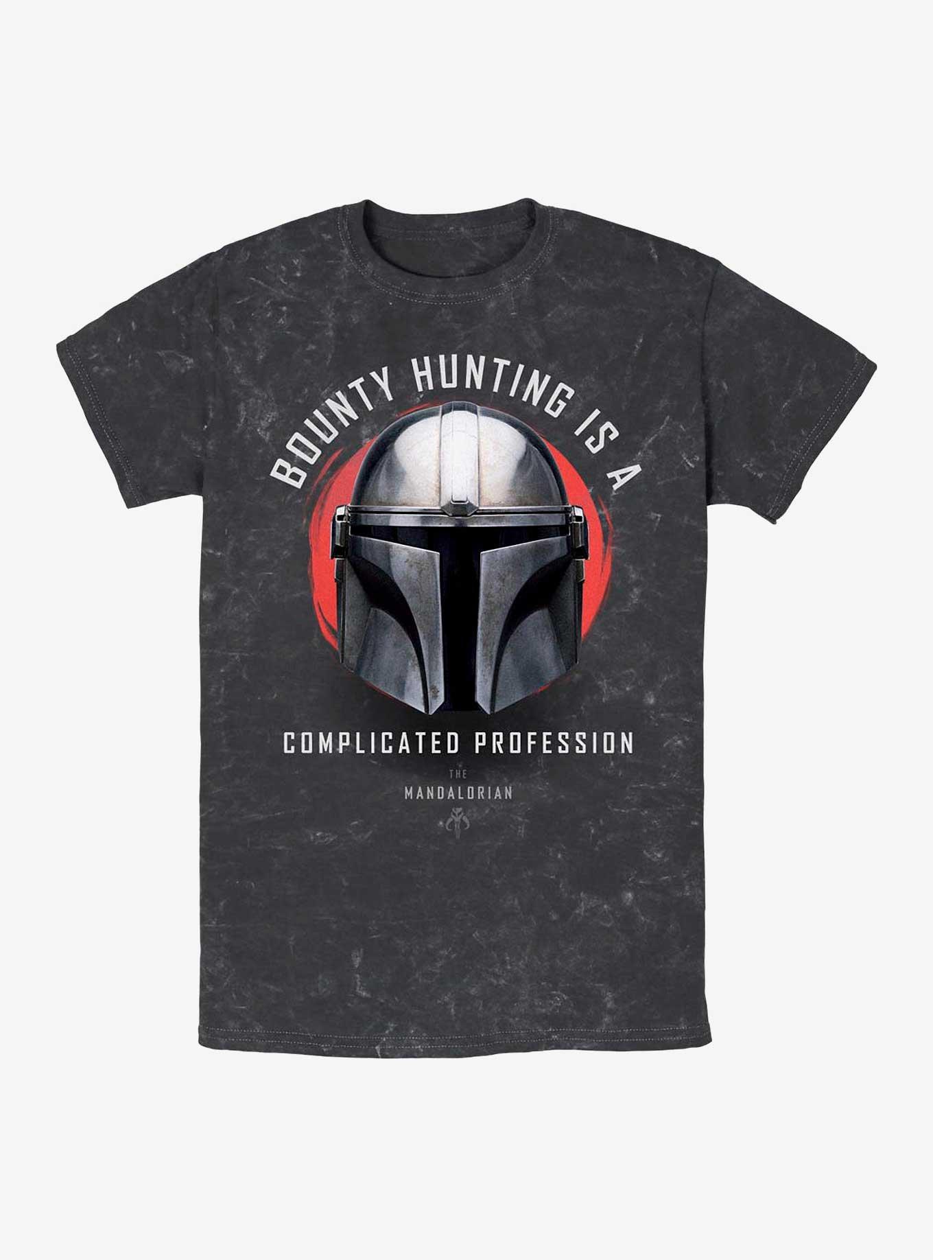 Star Wars The Mandalorian Bounty Goals Mineral Wash T-Shirt, , hi-res