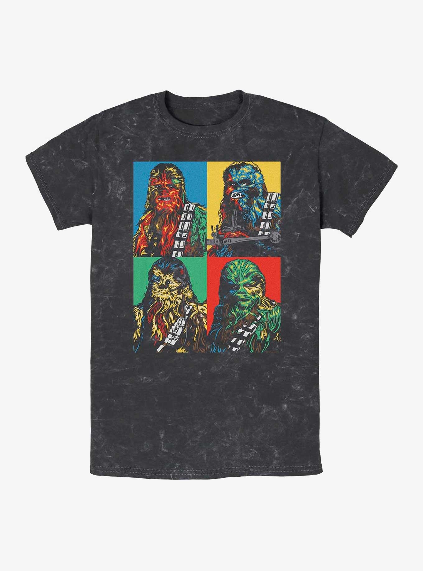 Star Wars Chewie Pop Art Mineral Wash T-Shirt