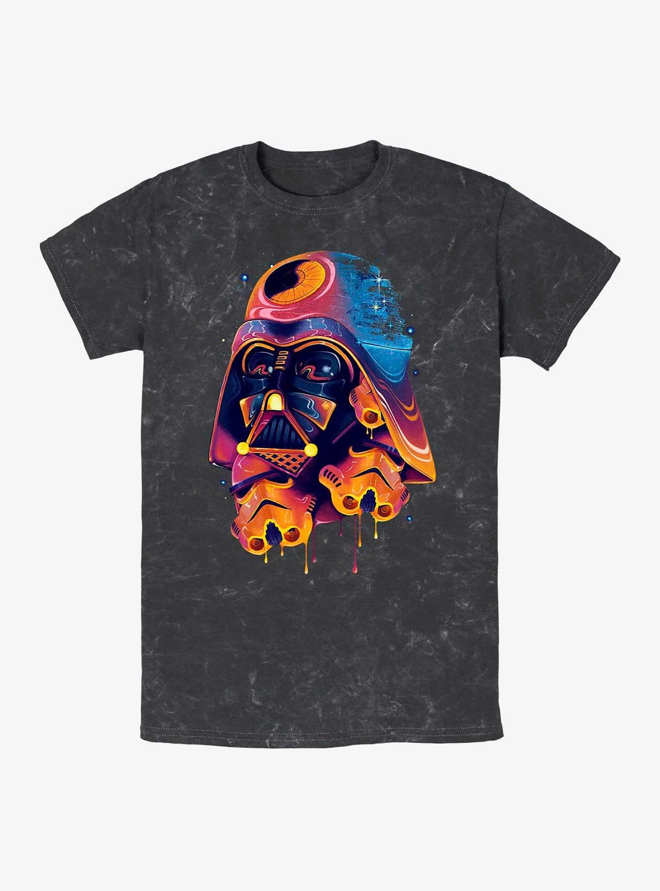 Star Wars Color Melted Vader Mineral Wash T-Shirt