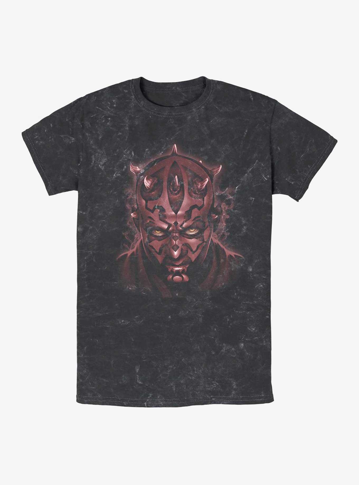 Star Wars Darth Maul Art Mineral Wash T-Shirt