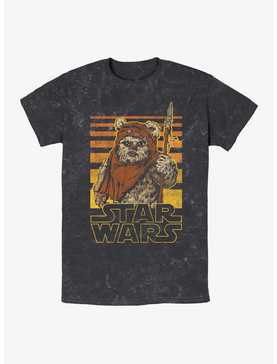 Star Wars Ewok Gradient Mineral Wash T-Shirt, , hi-res