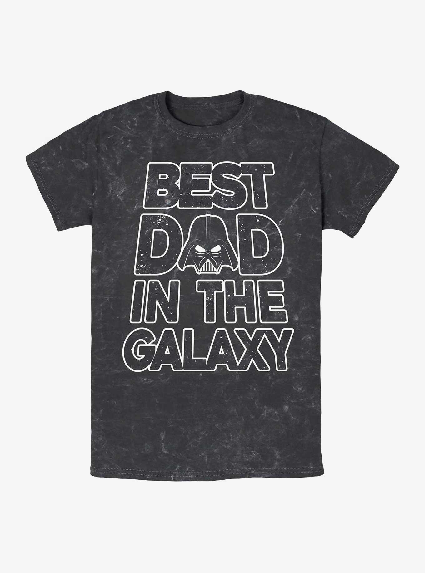Star Wars Galaxy Dad Mineral Wash T-Shirt, BLACK, hi-res