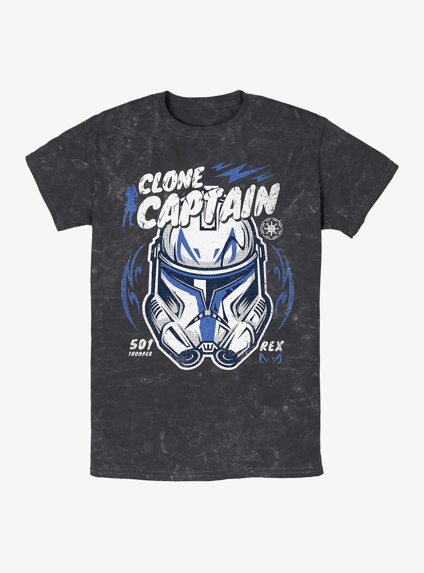 Star Wars: The Clone Wars Clone Captain Rex Mineral Wash T-Shirt, , hi-res