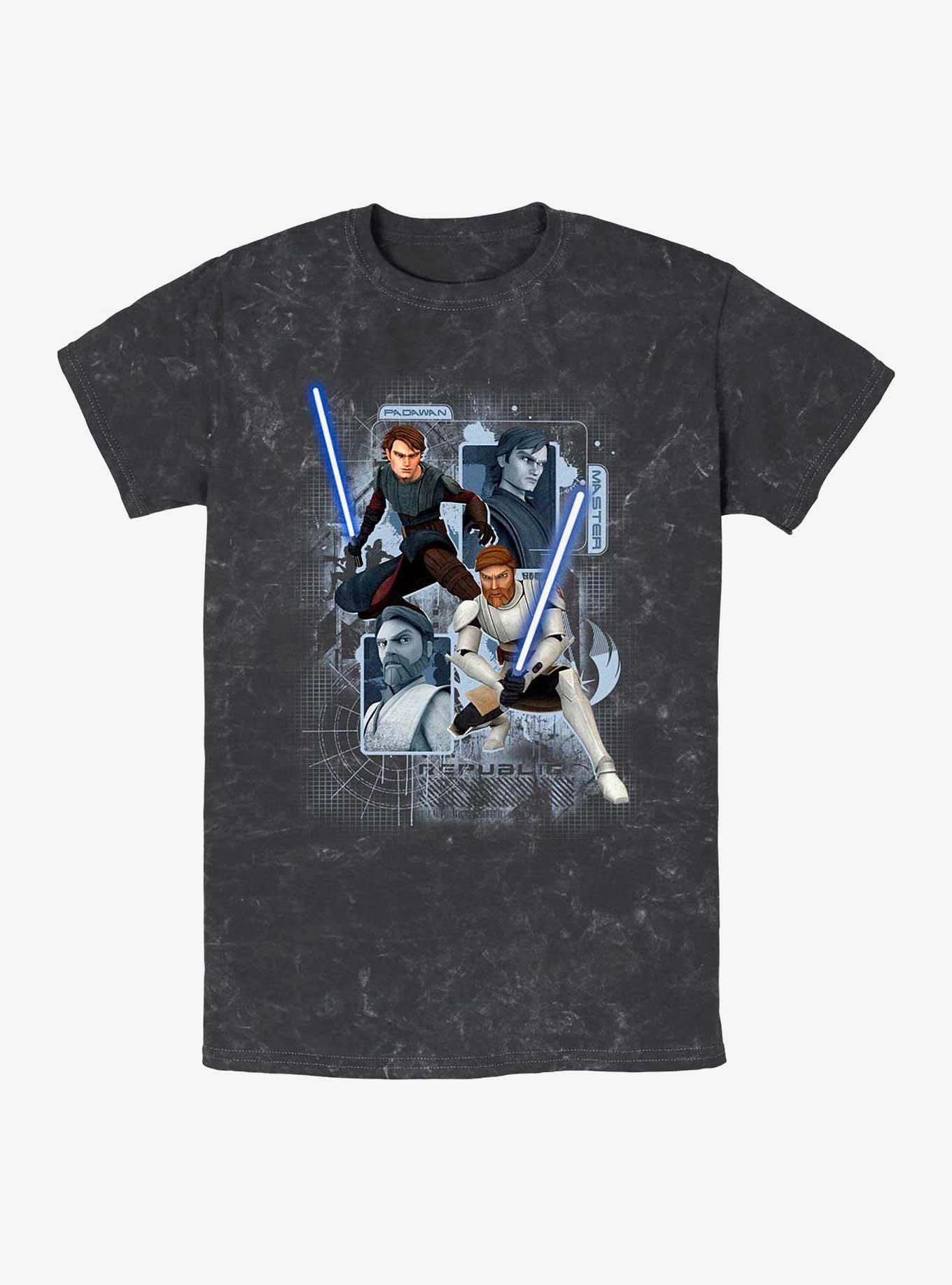 Star Wars: The Clone Wars Schematic Shot Mineral Wash T-Shirt