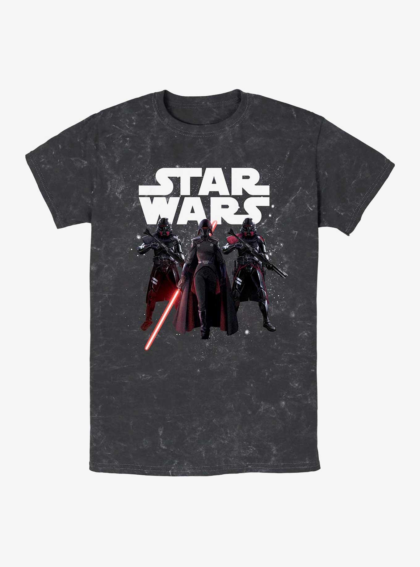 Star Wars Jedi: Fallen Order Big Three Mineral Wash T-Shirt, BLACK, hi-res