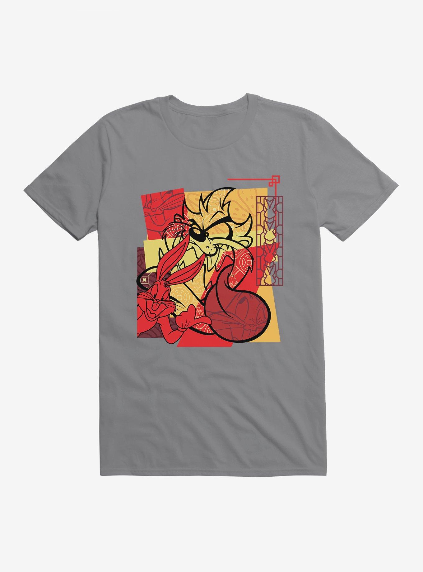 Looney Tunes Taz Bunny Collage T-Shirt, , hi-res