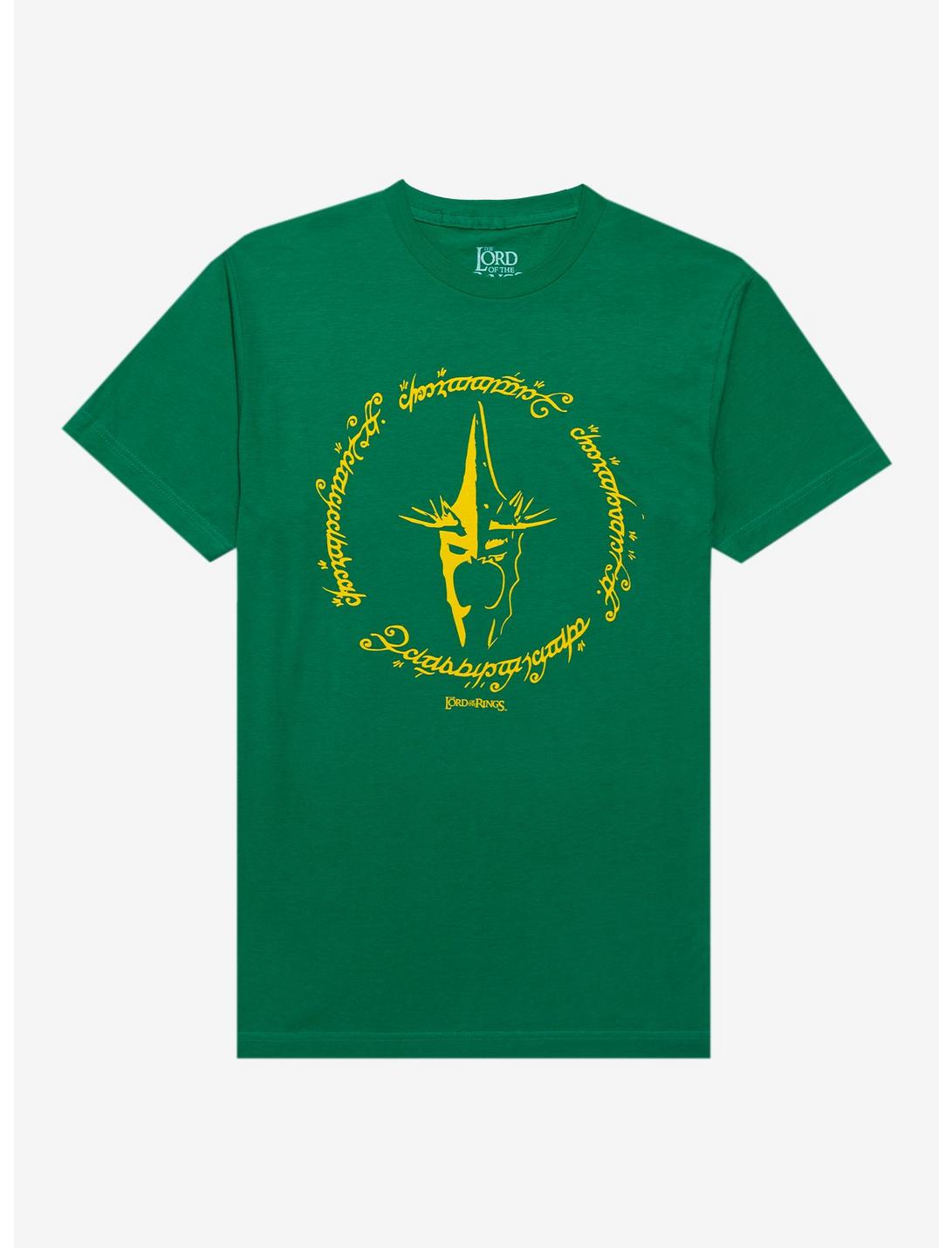 Lord of the Rings Witch King's Mask T-Shirt - BoxLunch Exclusive, GREEN, hi-res