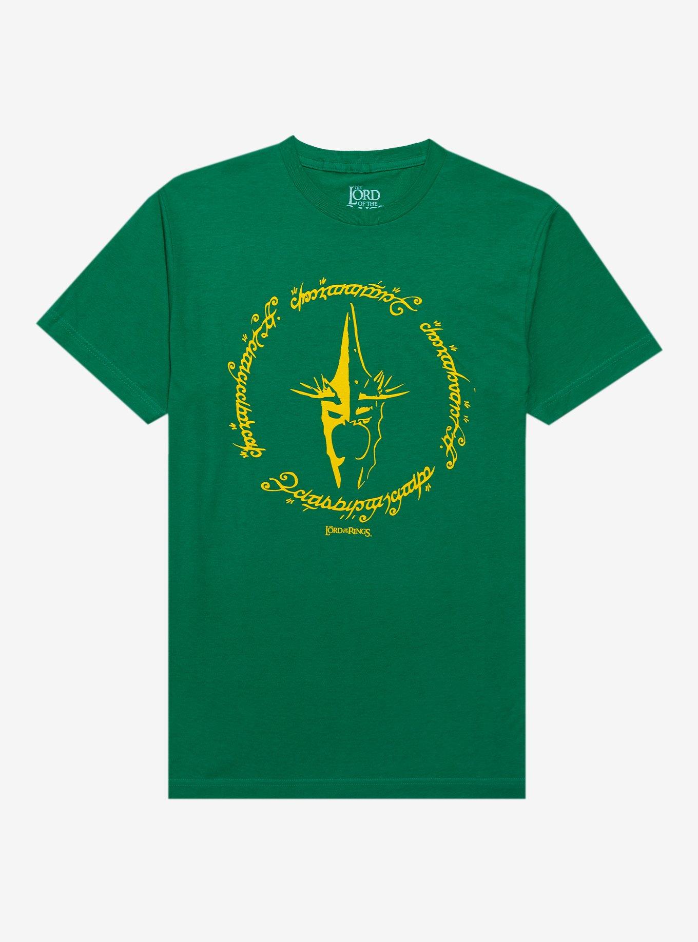Lord of the Rings Witch King's Mask T-Shirt - BoxLunch Exclusive, GREEN, hi-res