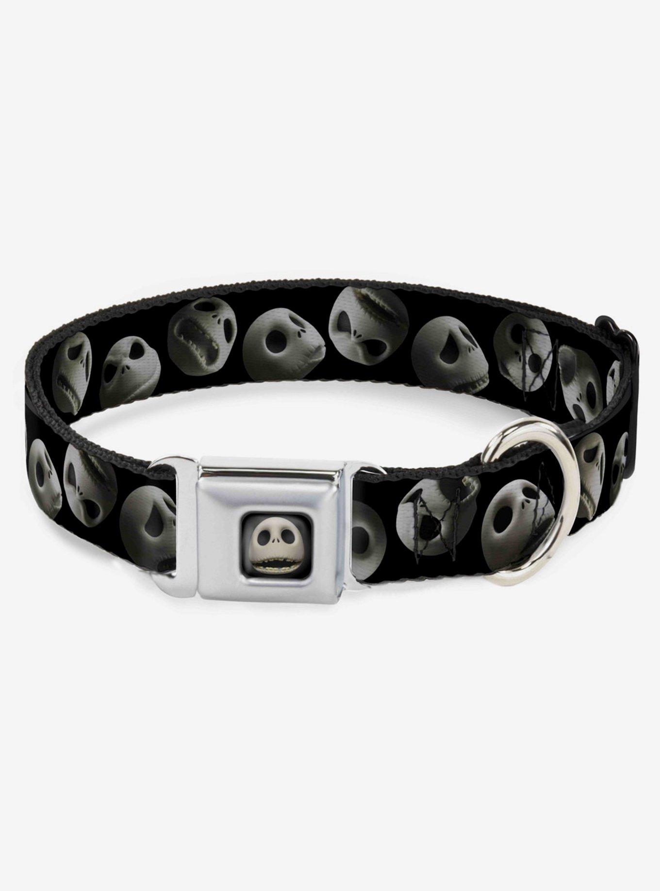 Disney Nightmare Before Christmas Jack Expressions Staggered Seatbelt Buckle Dog Collar, , hi-res