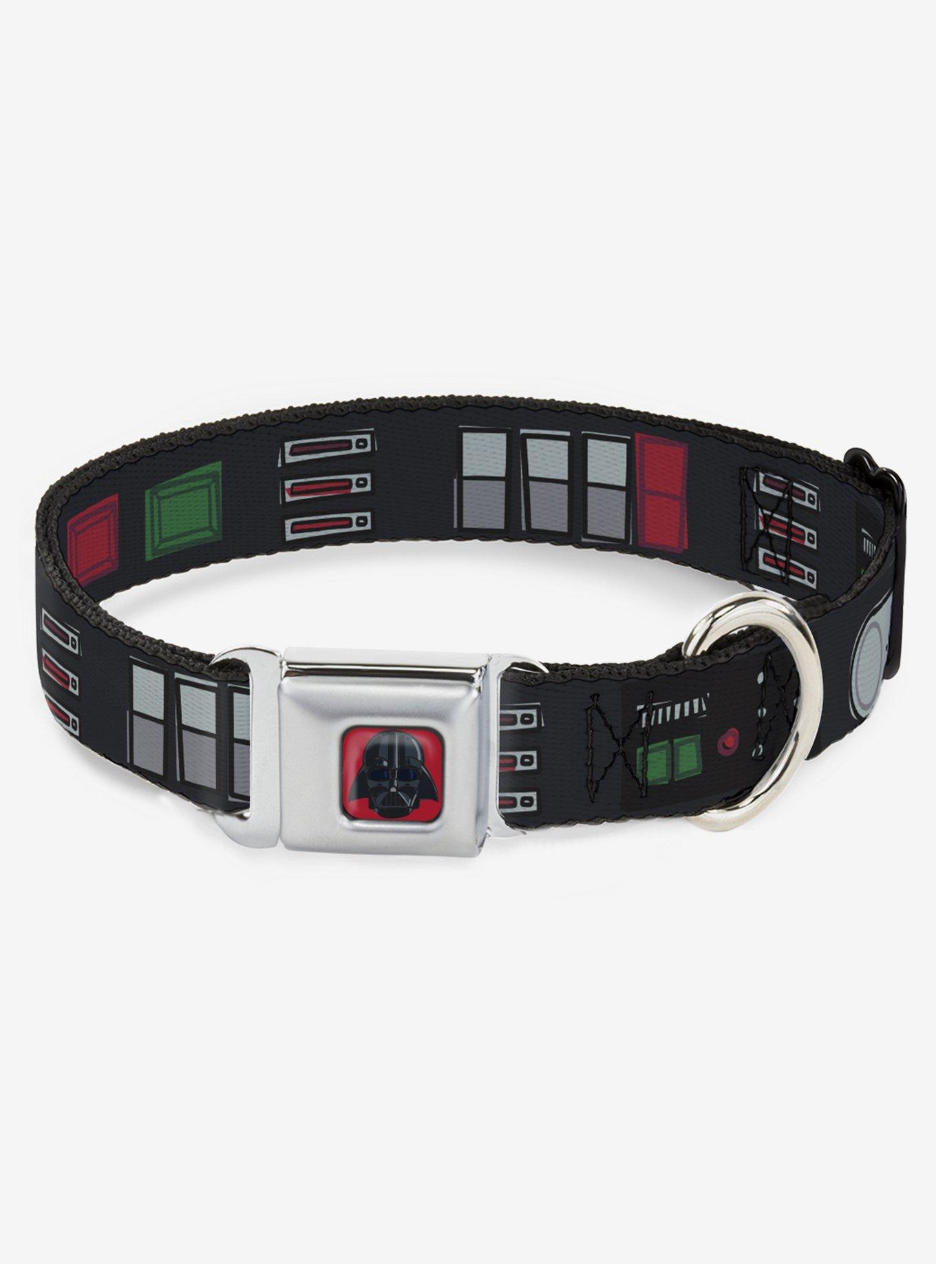 BUCKLEDOWN Star Wars Darth Vader Utility Belt Seatbelt Buckle Dog Collar
