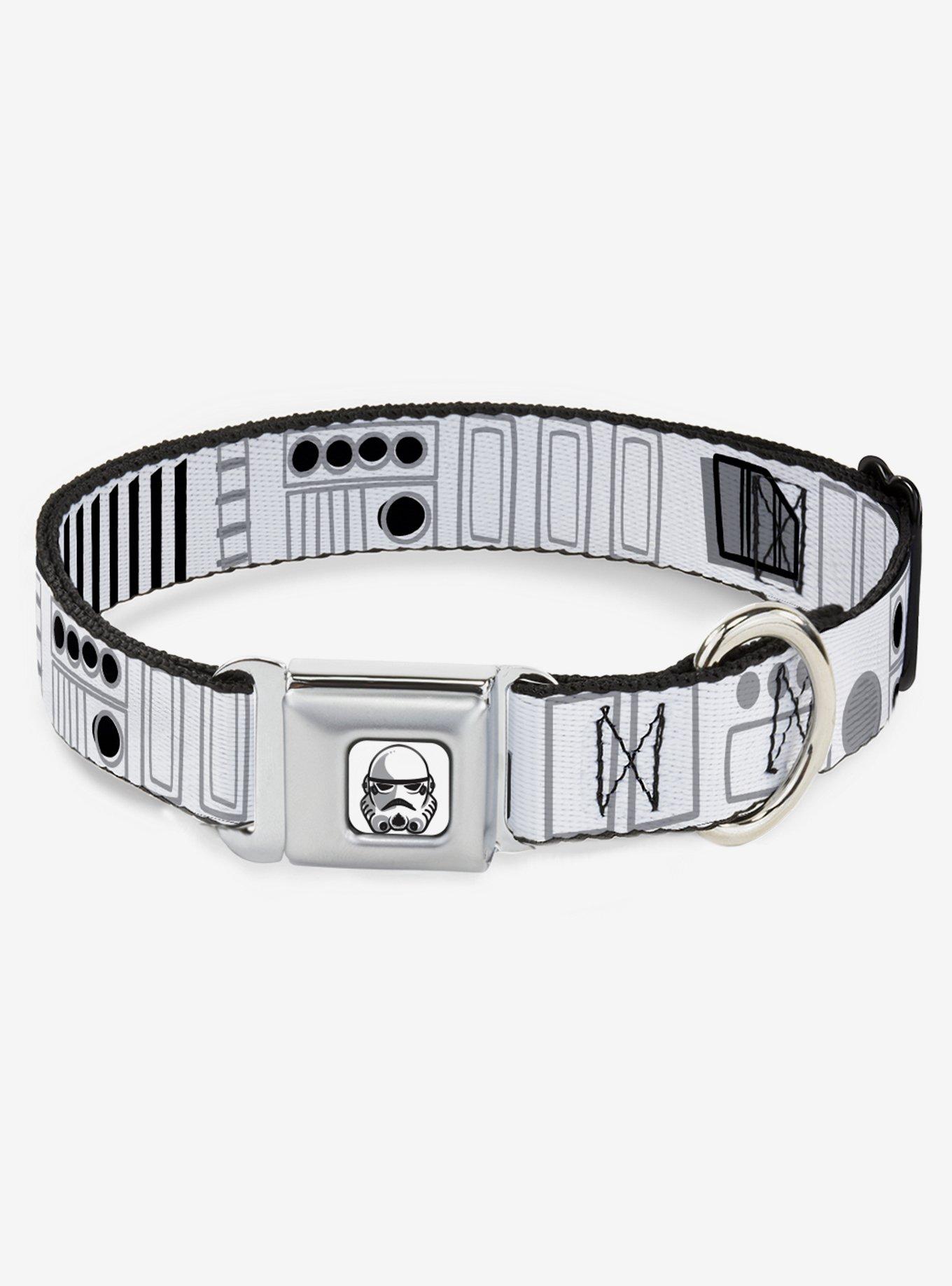 BUCKLEDOWN Star Wars Stormtroopers Utility Belt Seatbelt Buckle Dog Collar
