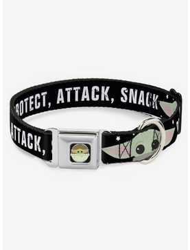 Star Wars The Mandalorian The Child Protect Attack Snack Seatbelt Buckle Dog Collar, , hi-res
