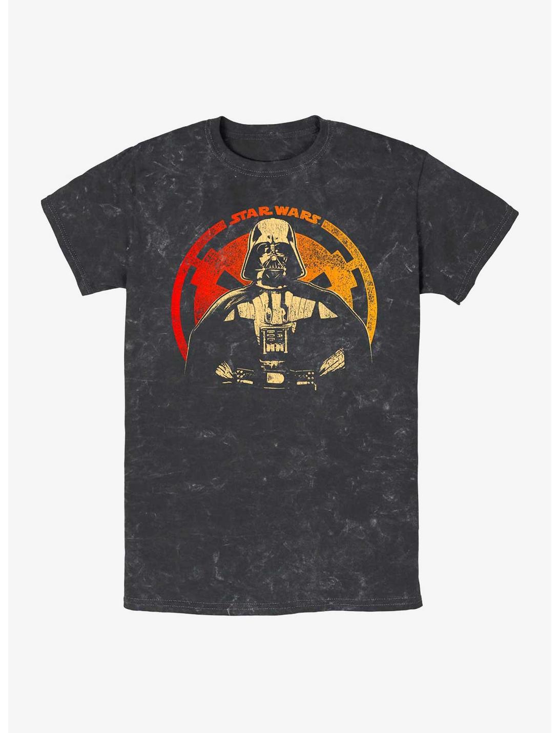 Star Wars Big Man Darth Vader Mineral Wash T-Shirt, BLACK, hi-res