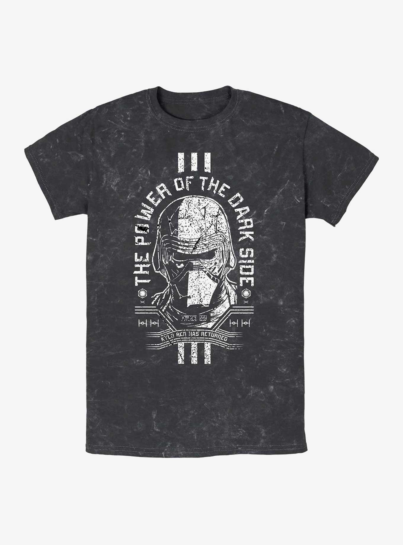 Star Wars Episode IX The Rise Of Skywalker Dark Power Mineral Wash T-Shirt, , hi-res