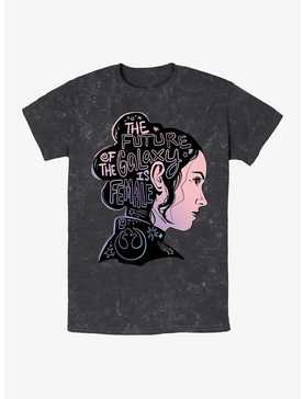 Star Wars: The Rise Of Skywalker Future Galaxy Is Female Mineral Wash T-Shirt, , hi-res