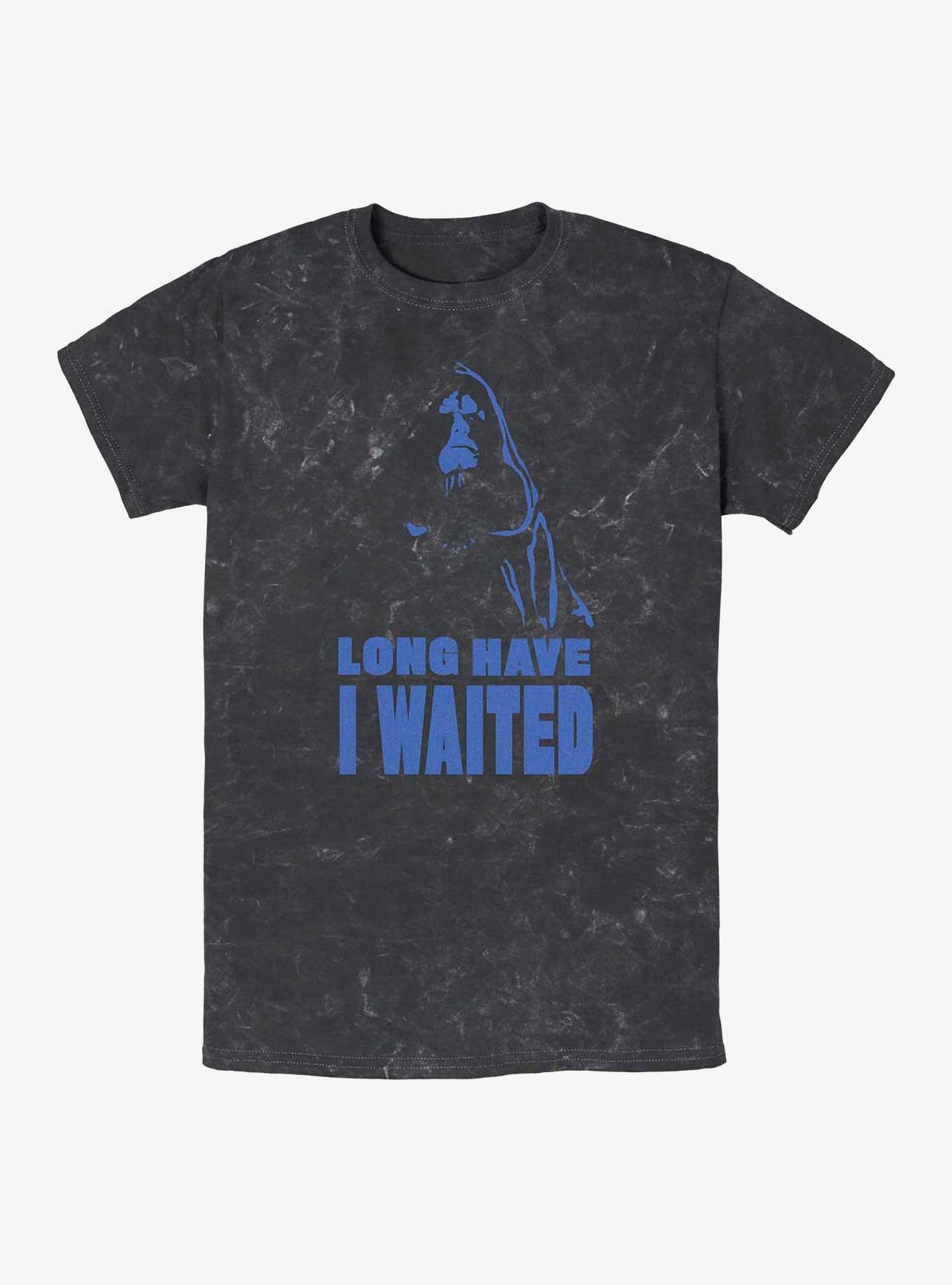 Star Wars: The Rise Of Skywalker Long Wait Mineral Wash T-Shirt, BLACK, hi-res
