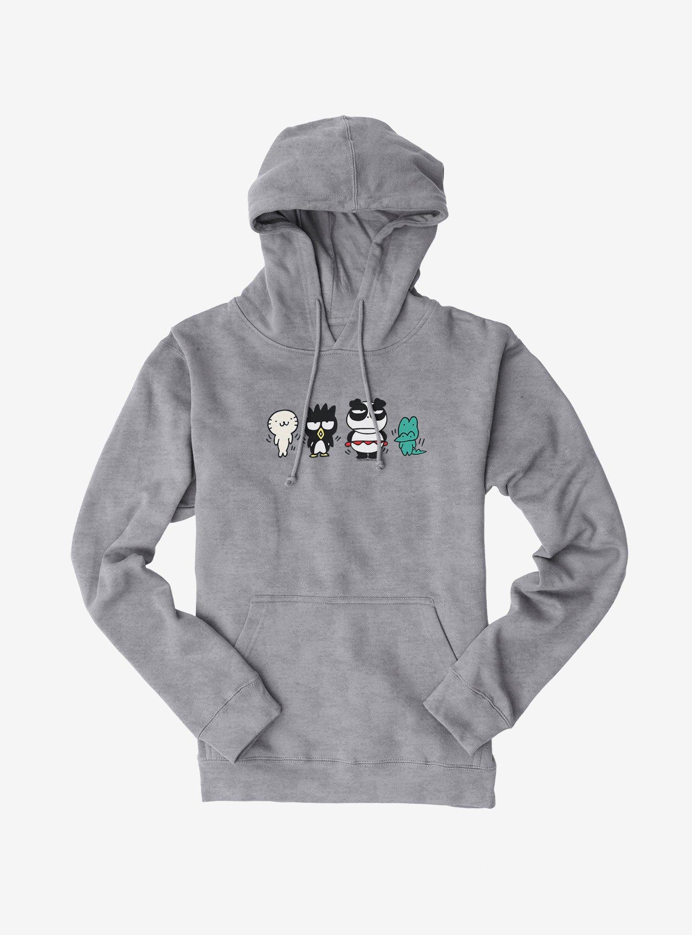 Badtz Maru With Friends Hoodie, HEATHER GREY, hi-res