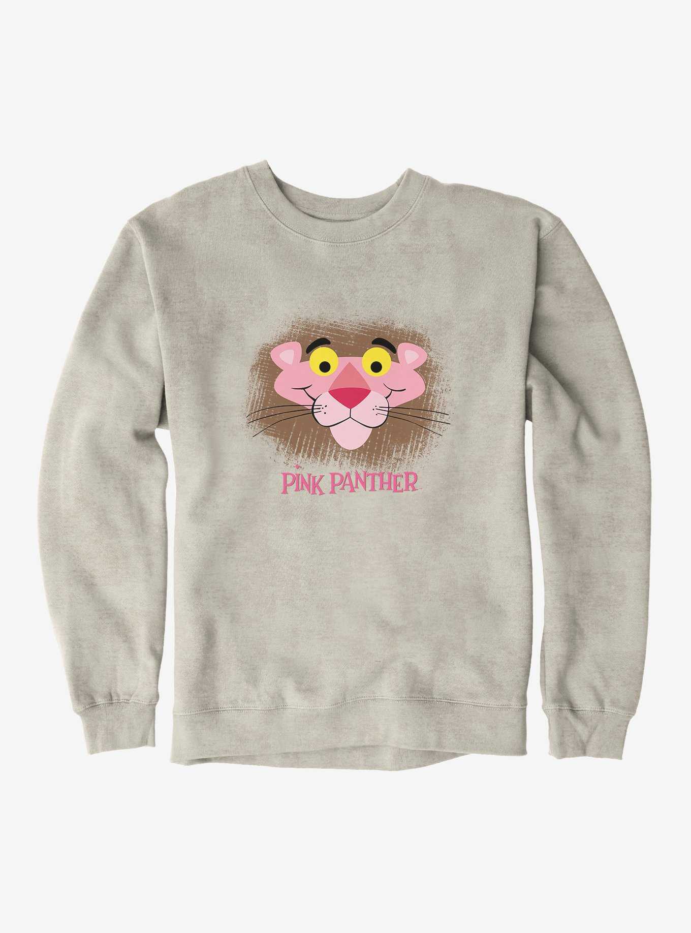 Pink Panther Cute Smirk Sweatshirt, , hi-res