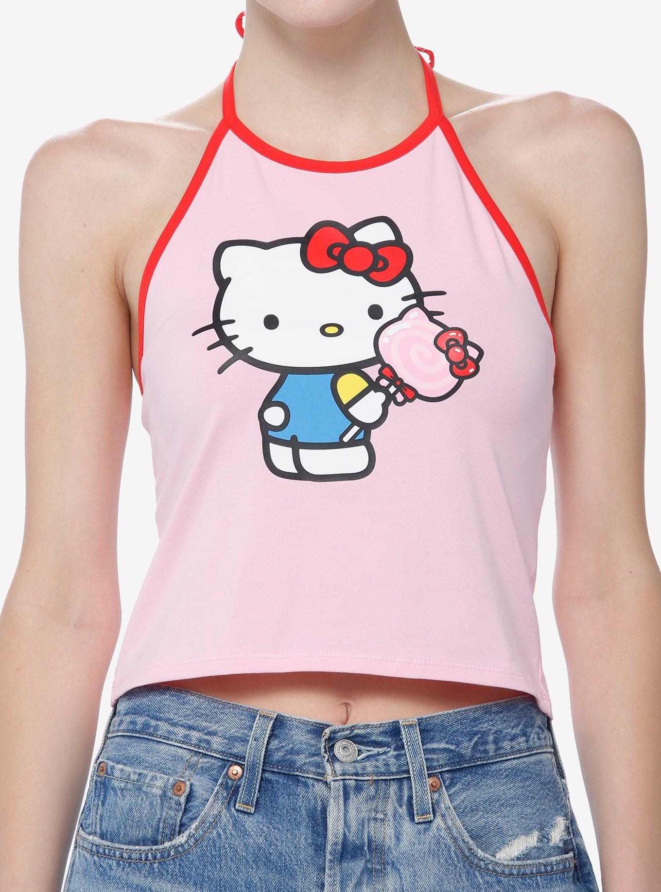 Hello Kitty Lollipop Girls Halter Tank Top, MULTI, hi-res