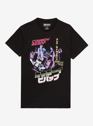 00’s Cowboy Bebop Faye Valentine T-shirt MockupBlackFaye.jpg?v=