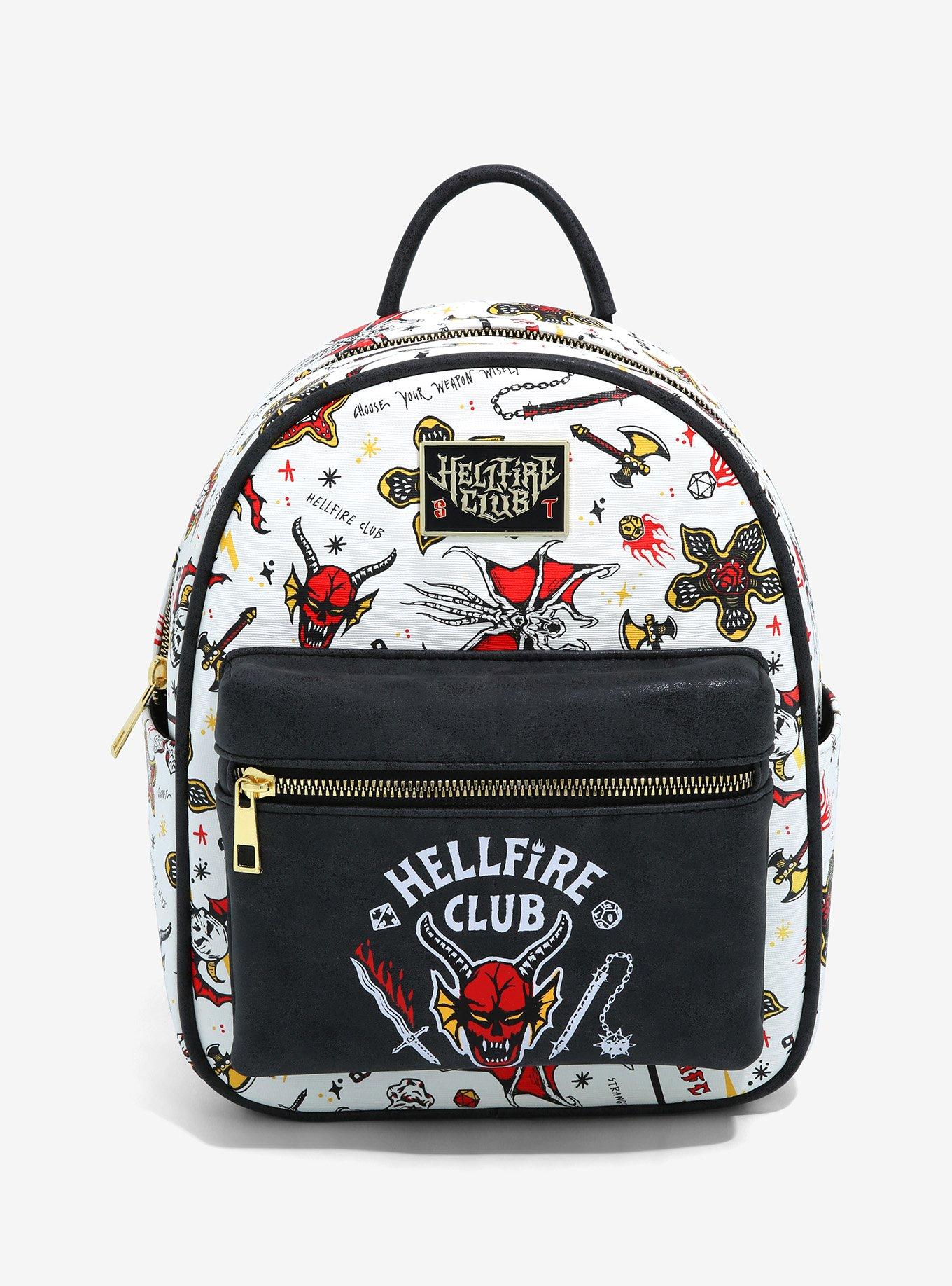 stranger things backpack purse