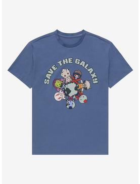 Plus Size Marvel Guardians of the Galaxy Chibi Save the Galaxy T-Shirt - BoxLunch Exclusive, , hi-res