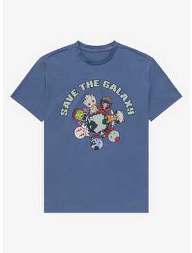 Marvel Guardians of the Galaxy Chibi Save the Galaxy T-Shirt - BoxLunch Exclusive, , hi-res