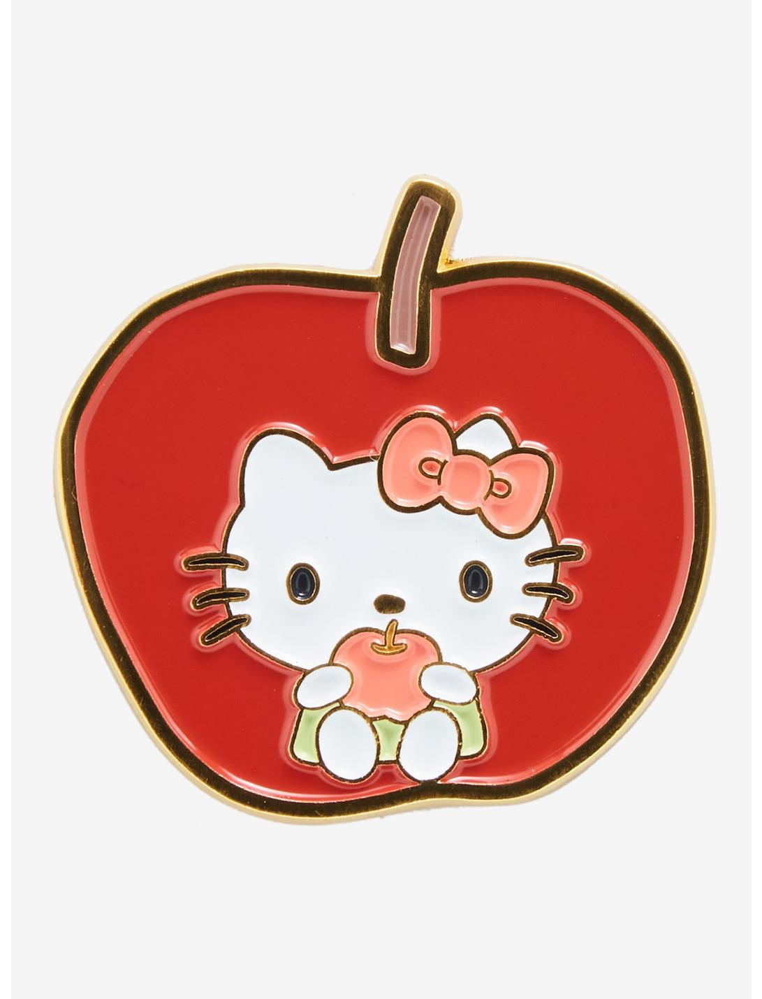 Sanrio Fruit Hello Kitty and Friends Apple Enamel Pin - BoxLunch Exclusive , , hi-res