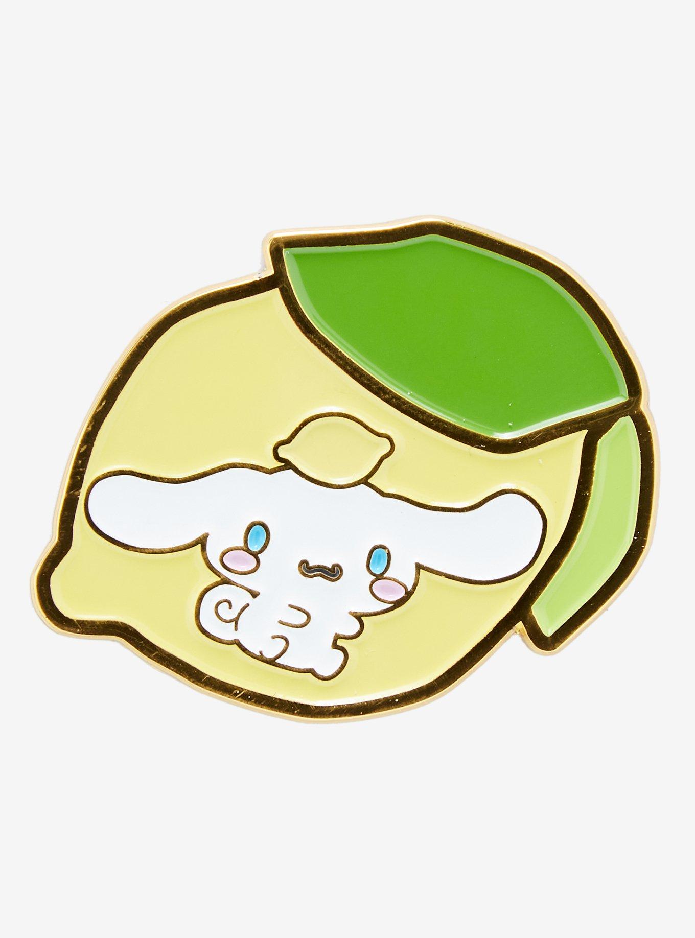 Sanrio Fruit Hello Kitty and Friends Cinnamoroll & Lemon Enamel Pin - BoxLunch Exclusive, , hi-res